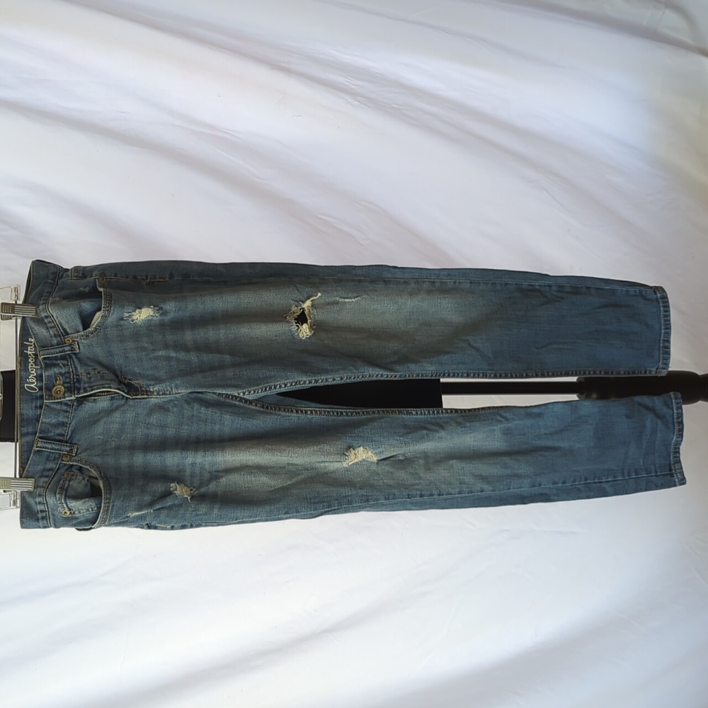 Aeropostale Kylie boyfriend size 6 jeans distressed